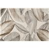 Baroni Home Tappeto Pelo Corto Intrecciato a Mano, Salotto Moderno, 120x170 cm, Foliage Beige