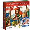 Clementoni - Mercante in Fiera, Giochi da Tavolo per Bambini 7+ Anni e Tutta la Famiglia, 2-10 Giocatori, 2 Versioni di Gioco, Made in Italy, Lingua Italiana, 16068