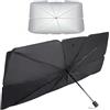 SQUADO - Parasole Auto - Ombrello Parasole Pieghevole per Parabrezza Interni Macchina - Schermo Anti-Uv GladeShade per Automobile - Telo Proteggi Cruscotto Copriparabrezza dal Sole Universale