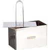 Guardini, Coppapasta rettangolare con stantuffo 9x5 cm, Acciaio inox, Argento