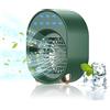 Bseical Ventilatore Raffrescatore Ad Acqua, Mini Ventilatore USB Evaporazione Depuratore, Climatizzatore Portatile Silenzioso, Ventilatore Portatile Ricaricabile, Humidifier Air Potente 3 Velocità 3600 mAh