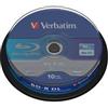 Verbatim Confezione Blu-Ray Verbatim 50GB 10pcs Spindel 6x bianco Blue [43746]