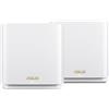 Asus ZenWiFi AX (XT8) AX6600 Tri-Band Mesh-System, 2-Pack Bianco [90IG0590-MO3G40]