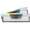 Corsair Ram DIMM DDR5 32GB Corsair Vengeance Fury RGB 2*16GB CL40 Bianco [CMH32GX5M2B5200C40W]