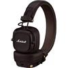 Marshall Cuffie Marshall Major V Padiglione Wireless/Bluetooth/3.5mm per Musica/Chiamate con microfono Marrone [NULL]