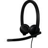Logitech Cuffie Logitech H570E Padiglione per ufficio con microfono Nero [981-001430]
