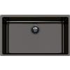 FOSTER Lavello Cucina 1 Vasca Sottotop Larghezza 75 cm materiale Acciaio Inox colore Canna di Fucile - 2157 856 KE