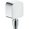 hansgrohe FixFit Uscita a muro con valvola antiriflusso e giunto snodato, cromo, 27414000