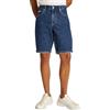 Calvin Klein Uomo Pantaloncini in Jeans Regular in Cotone, Blu (Denim Dark), 34W
