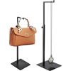 OUYULAI 2 Pezzi Portaborsa Regolabile in Metallo, Espositore Borse, Espositore Da Terra Per Borse, Un Espositore Multifunzionale per Riporre Cappelli, Gioielli E Accessori