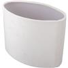 Yctze Lampada Ovale e, Lampada Ovale e Paralume in Stoffa E27 E14 Universale Uso Moderno Coprilampada per Piantana da Tavolo D Lampada ECloth ParalumeModerno (White)