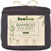 bambaw - Lenzuolo di Sopra in Seta di Bambù - Antracite