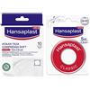 Hansaplast Compressa Soft Garze Sterili 10 pezzi 7,5x7,5 cm + Classic Cerotto Rocchetto 5m x 2.5cm 1 pz Set