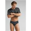 Intimissimi Slip Cotone Mercerizzato Filo Premium Grigio