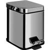 Colombo Design Pattumiera Bagno B9210CR Lt3 Poubelle Inox