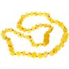 SilverAmber Jewellery - Collana in ambra baltica - Cognac, ciliegia, miele, limone o ombré - Lucida e grezza - Perle di ambra genuina al 100% - Massima qualità - Dimensioni: 33-70 cm