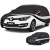 Holthly Telo Copriauto a 10 strati per Renault Clio | Copertura auto 100% impermeabile per esterno,protezione UV,antivento,antipolvere e antineve.Non protegge dalla grandine.