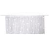 HOME WOHNIDEEN Tenda Shary, 45 x 145 cm, in voile trasparente, colore: bianco, dimensioni: 45 x 145 cm, numero: 1 x