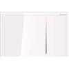 Geberit Sigma 70 115.625.si.1 placca 2 tasti per cassetta 8 cm vetro bianco codice prod: 115.625.SI.1
