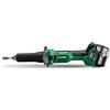 HiKOKI Smerigliatrice dritta a batteria GP18DA (18 V (2 batterie agli ioni di litio da 5,0 Ah), motore senza brushless, pinza di serraggio diametro: 6 mm, perni abrasivi Ø max.: 50 mm, velocità a
