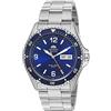 Orient Mako II - Orologio da sub da uomo, in acciaio inox, automatico, a carica manuale, 200 m, Blu, giapponese