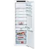 Bosch KIF82PFE0, serie 8, frigorifero da incasso con congelatore, nicchia 177,5 x 56 cm, raffreddamento da 254 l + congelatore da 15 l, prodotto in Germania, 3 volte più a lungo, ripiani in vetro di