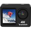 Sunstech Telecamera sportiva ADVENTURE4K Ultraleggera impermeabile, con WiFi e Micro integrati.