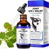 JSBNQRMZ 60ml Gocce per Dolori Articolari Cani - Integratore Naturale Antinfiammatorio per Artrosi e Mobilità - Formula con Curcuma e Omega-3-100% Ingredienti Naturali