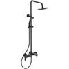 Ideal Standard - Cerafine O, Colonna doccia meccanica con deviatore, Nero seta