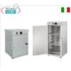 Mobile scaldapiatti con uno sportello, in lamiera di acciaio inox