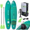 Movino Tavola SUP Gonfiabile per Adulti - 2in1 SUP Kayak - fino a 165 kg - con Pagaia - 350 x 83 x 15 cm - Stand Up Paddleboard Adria