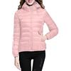 Generic Piumino Donna 100 Grammi Elegante Trapuntata Antivento Imbottito Giacca Curvy Caldo Leggero Firmato Piumino Invernale Comodo Manica Lunga Gilet Casual Impermeabile Cerniera Cappotto