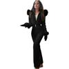 Generic Tuta Da Neve Da Donna Calda Elegante Tuta Neve Donna Impermeabile Per Attività All'aperto Tuta Neve Snowboard Antivento Cotone Pantaloni Sci Donna Con Cappuccio Moda Tuta Da Sci