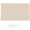 Relaxdays Tenda da sole rettangolare, idrorepellente, resistente ai raggi UV, con funi di tensionamento, terrazza, balcone, L x P: 4 x 6 m, beige