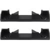 LT Easiyl 2 piastre di bloccaggio compatibili con lucernari Velux, ricambio 025116, in plastica, colore nero
