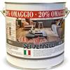 ELEPHANT Impregnante legno esterni per ciclo cerato professionale ad acqua 2,5lt Maestro (Castagno)