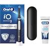 Oral-B Spazzolino Elettrico Ricaricabile iO 3 Nero, 1 Testina Di Ricambio, 1 Custodia Da Viaggio +Dentifricio Pro-Science Advanced Rigenera Smalto Pulizia Quotidiana 75ml. 1 Spazzolino