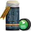 The Ilex Wood - Deodorante Naturale Legnoso Speziato Patchouli - 70 ml. Vegano, senza plastica, biologico, cruelty free, per donne e uomini, prodotto artigianalmente e privo di tossine e alluminio