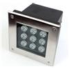 QICBYING Luci Da Giardino - Luci Da Esterno Interrate Da 12V, Faretti Quadrati Da Incasso A LED Per Esterni, Faretto Incasso A Terra Impermeabile IP67, Per Esterni, Ponti, Scale, Vialetti E Prato(Warm White,3W