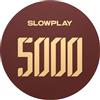 SLOWPLAY Confezione di Fiches da Poker in Ceramica Godel SLOWPLAY, Fiches da Poker in Ceramica di Grado Casinò da 10 Grammi per Texas Hold'em, Set da 50 di Fiches Professionali da 39 mm con Valore 5000