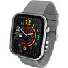 TECHMADE HAVA Smartwatch Techmade Grigio Orologio Fitness Uomo Donna Full Touch Pedometro, Calorie, Distanza, Cronometro, Sleep Monitor, Sfondo personalizzabile, Music Control, Sport