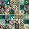 Cerames Piastrelle Mosaico Messicane Verde - 15 ceramiche mattonelle messicane decorative per bagno, doccia, scale, parete posteriore della cucina | Tessere mosaico ceramica 10,5x10,5 cm