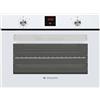 Aspes Forno multifunzione con ventilatore in vetro bianco AHM9500DCB. Capacità 50 litri, 1200 W, 9 programmi, interno smaltato, facile da pulire, display a LED manuale, efficienza energetica classe A