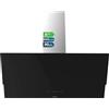 Cecotec Cappa Aspirante 90 cm Vetro Temperato. Bolero Flux DT 908001 Glass Black A++ 210W, Cappa isola 90cm vetro nero, Flusso d'Aria 800m3/h, A++, Touch, LED, Carbonio Ø176, alluminio 5 strati