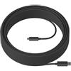 Senza Marca/Generico Logitech Strong cavo USB USB 3.2 Gen 2 (3.1 Gen 2) 10 m USB A USB C Grafite