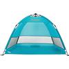Alvantor Coolhut Plus - Tenda da spiaggia con parasole automatico pop-up UPF 50, portatile, facile da montare, leggera, antivento, stabile, per 2-3 persone