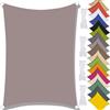 MAJINGC Vela Parasole Impermeabile Dell'ombrellone 3X4M Vela Ombreggiante, Resistente ai Raggi UV 95%, Vela Ombreggiante per Piscina, Giardino, Terrazza, Parco, Piscina，Campeggio Kaki
