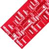 Olivo Tappeti OLIVO.shop Tappeto natalizio passatoia interno ed esterno, Passatoia rossa natalizia a metraggio su misura larga 1 metro per eventi ed allestimenti natale JINGLE ROLL (SCRITTE, 1 metro)