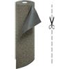 Olivo Tappeti Olivo.shop - GARDEN Grigio, Zerbino su misura in cocco sintetico a ricciolo vinilico effetto melange (90x100 cm)