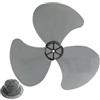 LVYXON Lama di ricambio per ventola da 40,6 cm per ventilatori da tavolo e da tavolo, design a 5 pale con resistenza a basso rumore e alle alte temperature, facile da installare, smontare e pulire